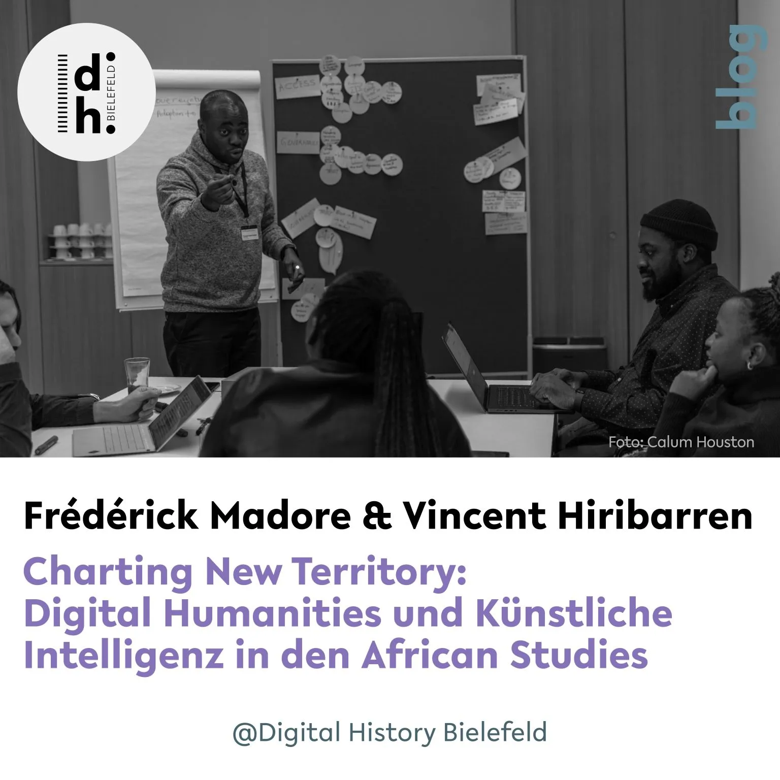 Blog: Charting New Territory — Digital Humanities und Künstliche Intelligenz in den African Studies, by Frédérick Madore and Vincent Hiribarren