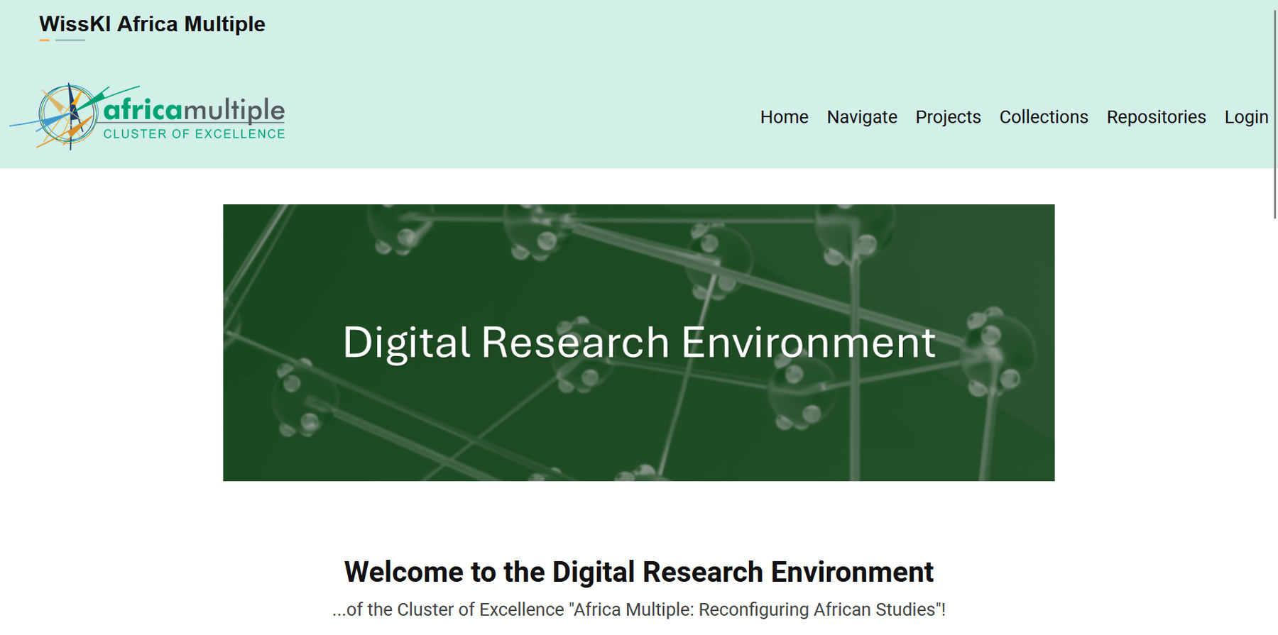 WissKI@UBT — searching and exploring the cluster's research data through a web interface.